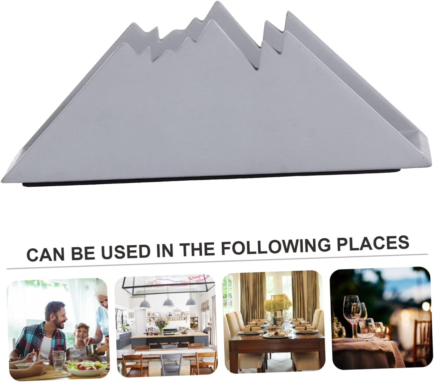 Elegant Snow Mountain Napkin Holder