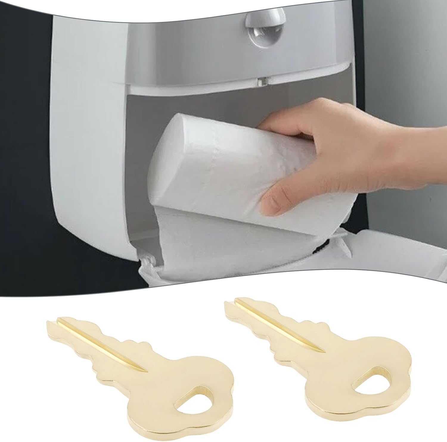 6pcs 2055 Towel Dispenser Key with Ring for Bradley