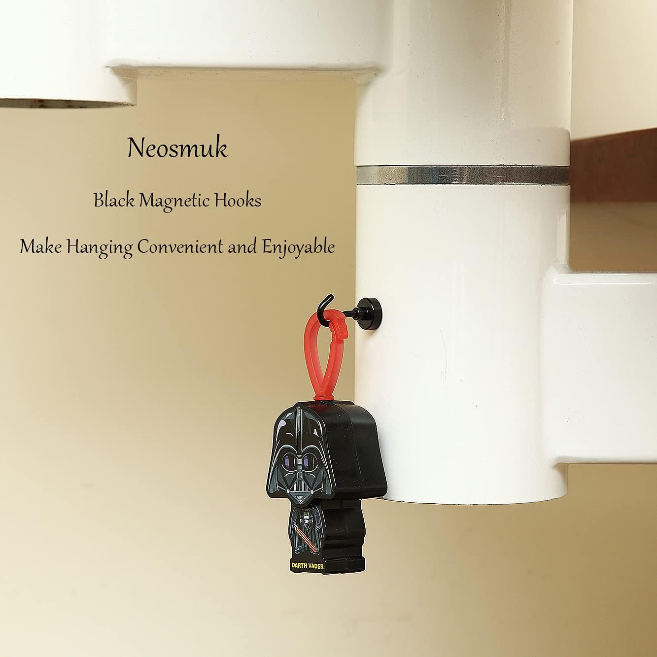 Neosmuk Magnetic Hooks Black 32lb