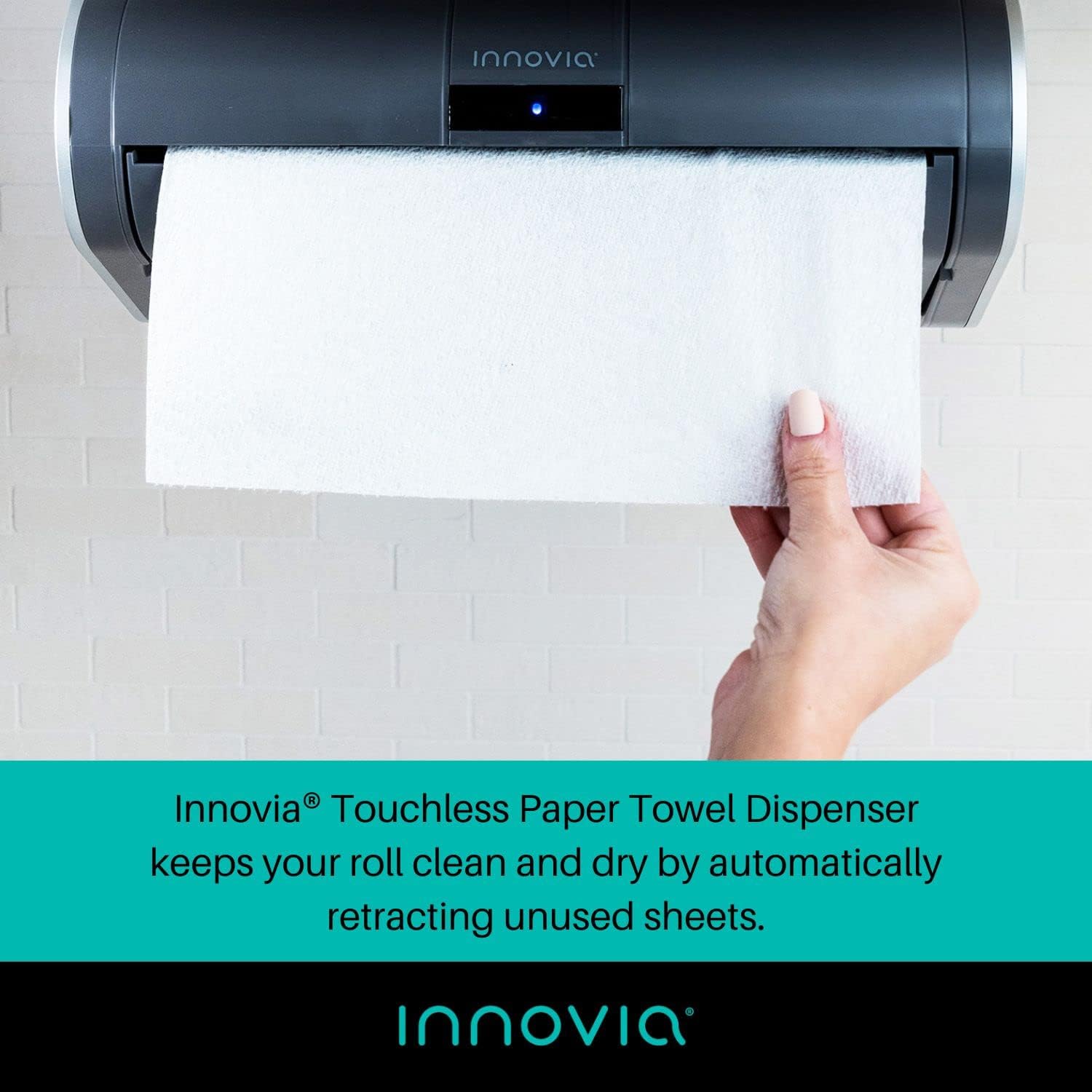 Innovia Automatic Paper Towel dispenser with Touchless Technology for Under Cabinet mounting