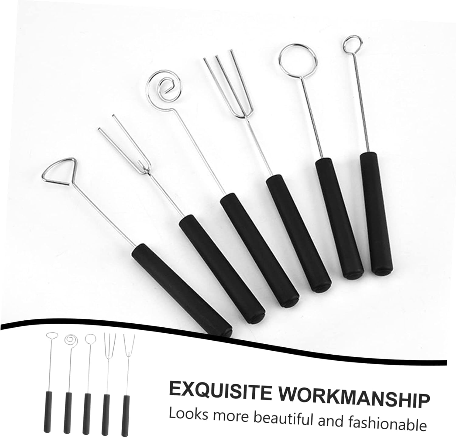 Stainless Steel Chocolate Fork Set 5PCS