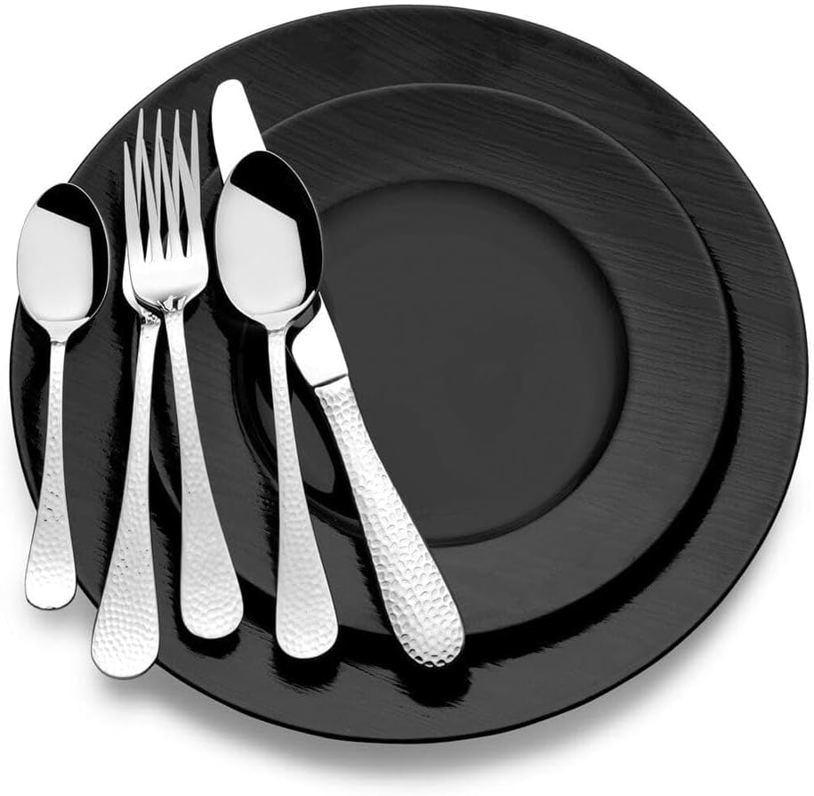 Towle Living 65-Piece Flatware Set for Home Kitchen Restaurant