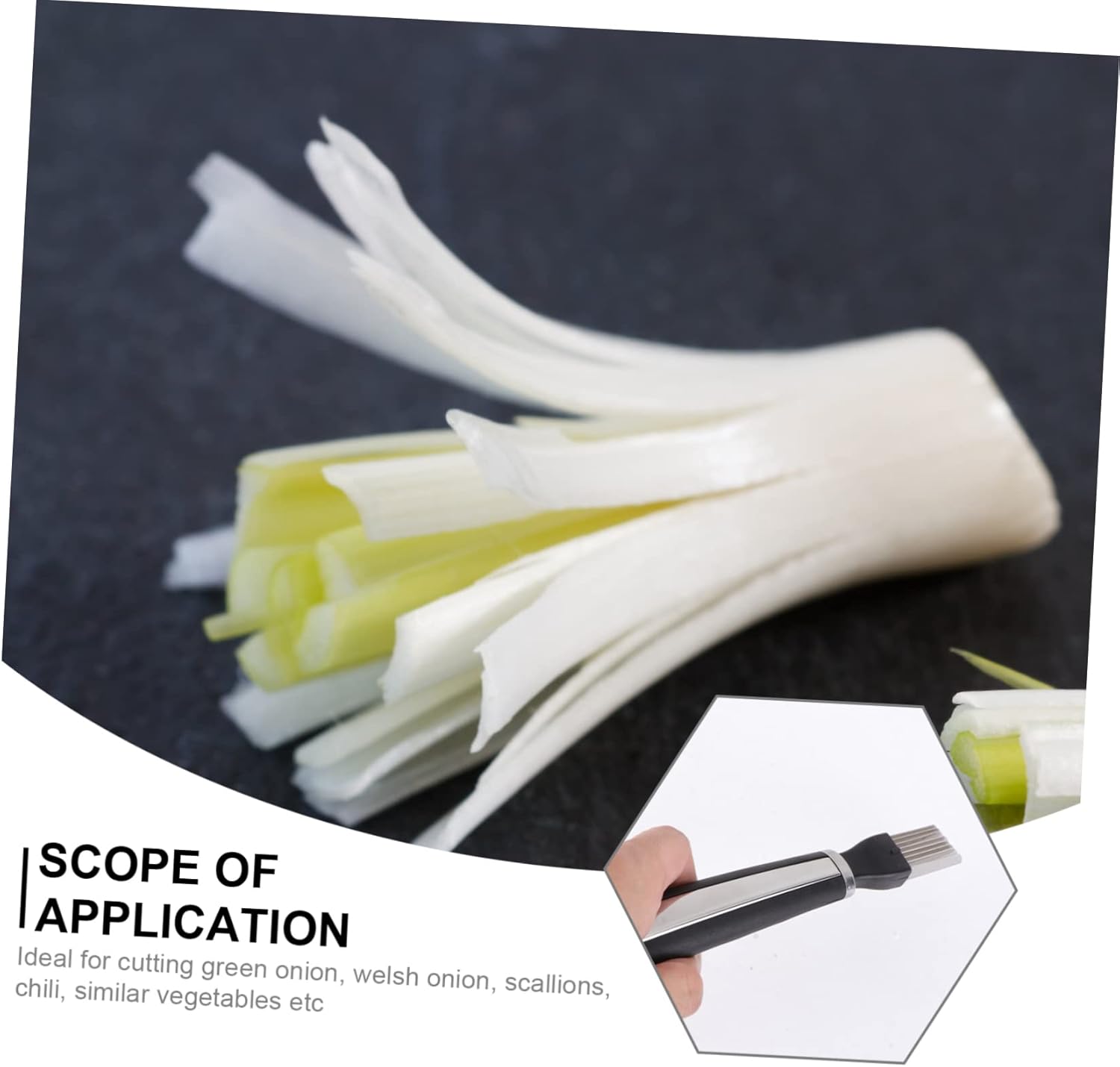 Perfect Slicer for Scallions and Onions