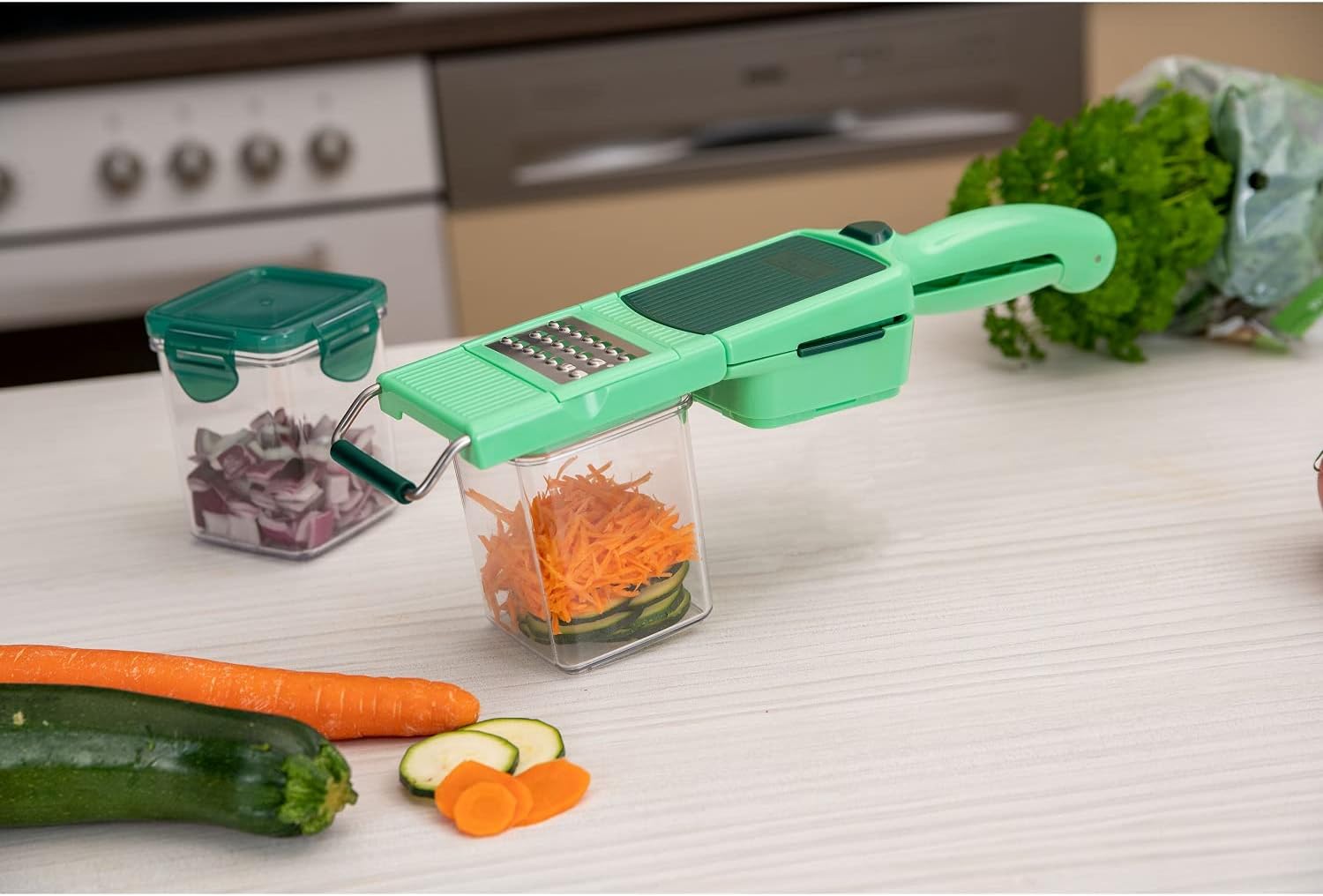 Nicer Dicer Quick Professional - Multifunctional Kitchen Slicer for Veggies Fruits