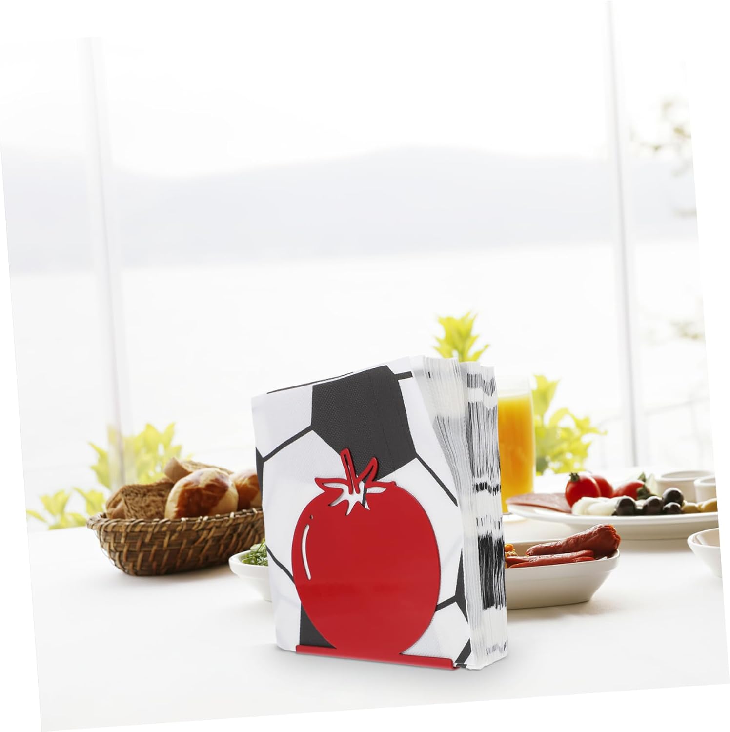 Elegant Metal Napkin Holder Multi-Purpose Kitchen Accessory