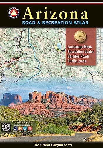 Arizona Road & Recreation Atlas - 13th Edition, 2024 (Benchmark Road & Recreation Atlases)