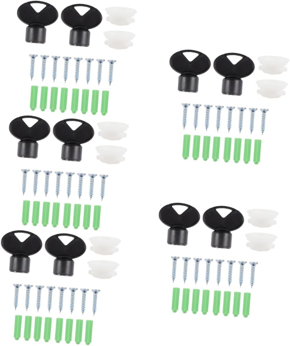 Elegant 2-Piece Toilet Paper Dispenser Keys with Triangle Lock