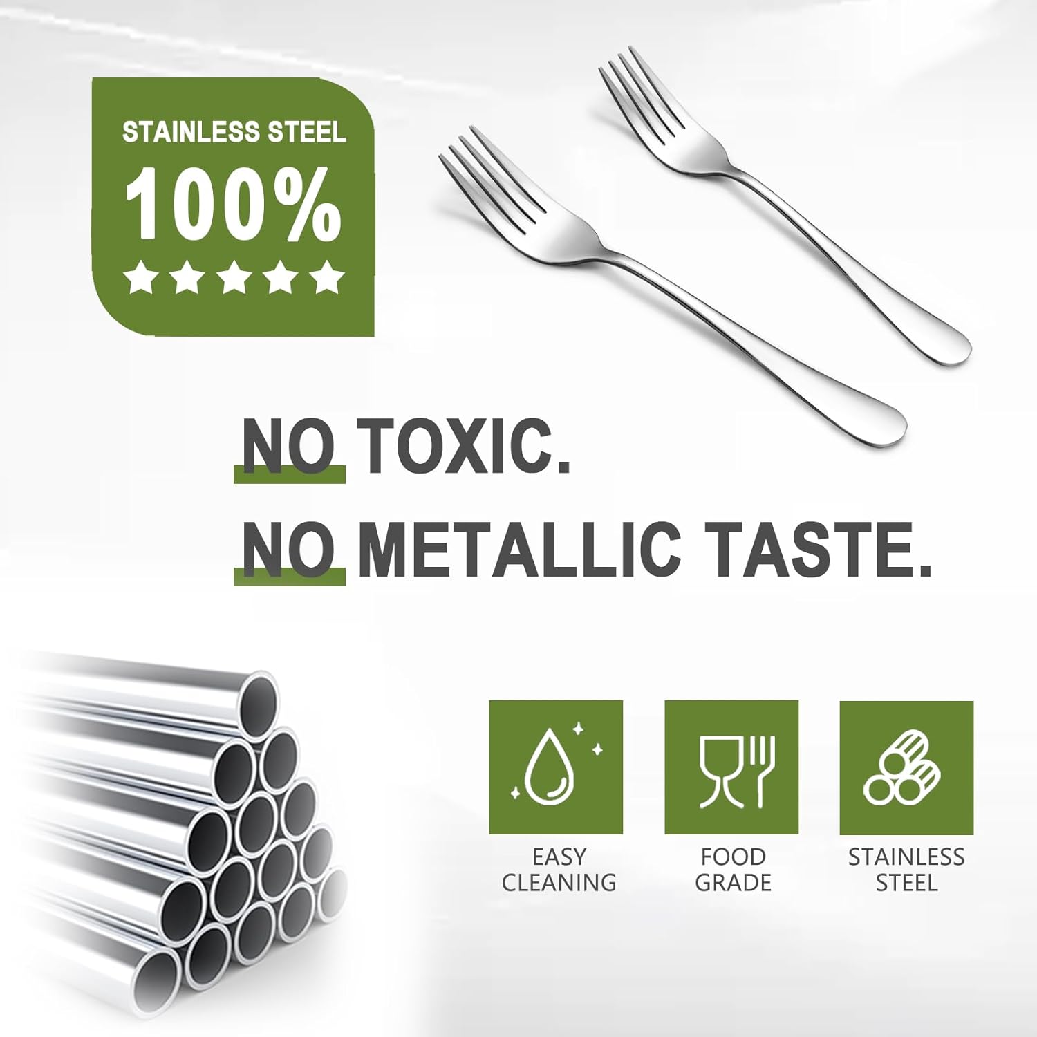 SANTUO Stainless Steel Flatware Set for Dinning