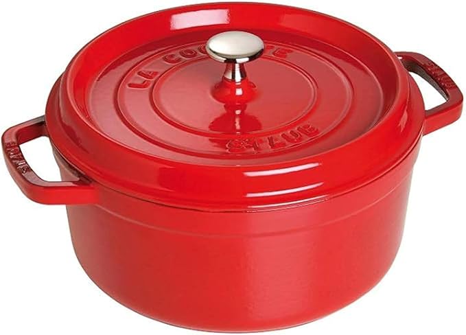 STAUB Cocotte Round 5qt Cherry