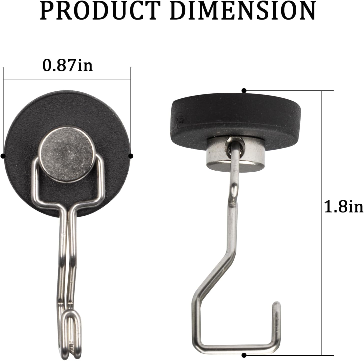 DUGUJIUJIAN Magnetic Hooks Essential for Hanging