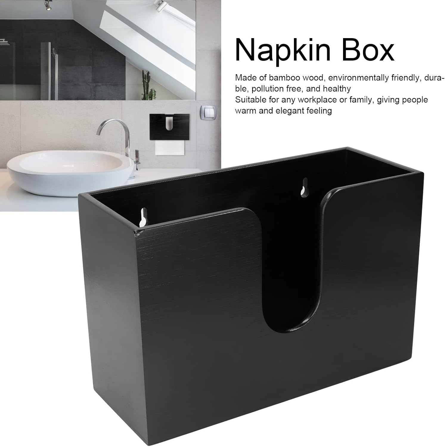 Elegance in Motion Bamboo Paper Towel Dispenser