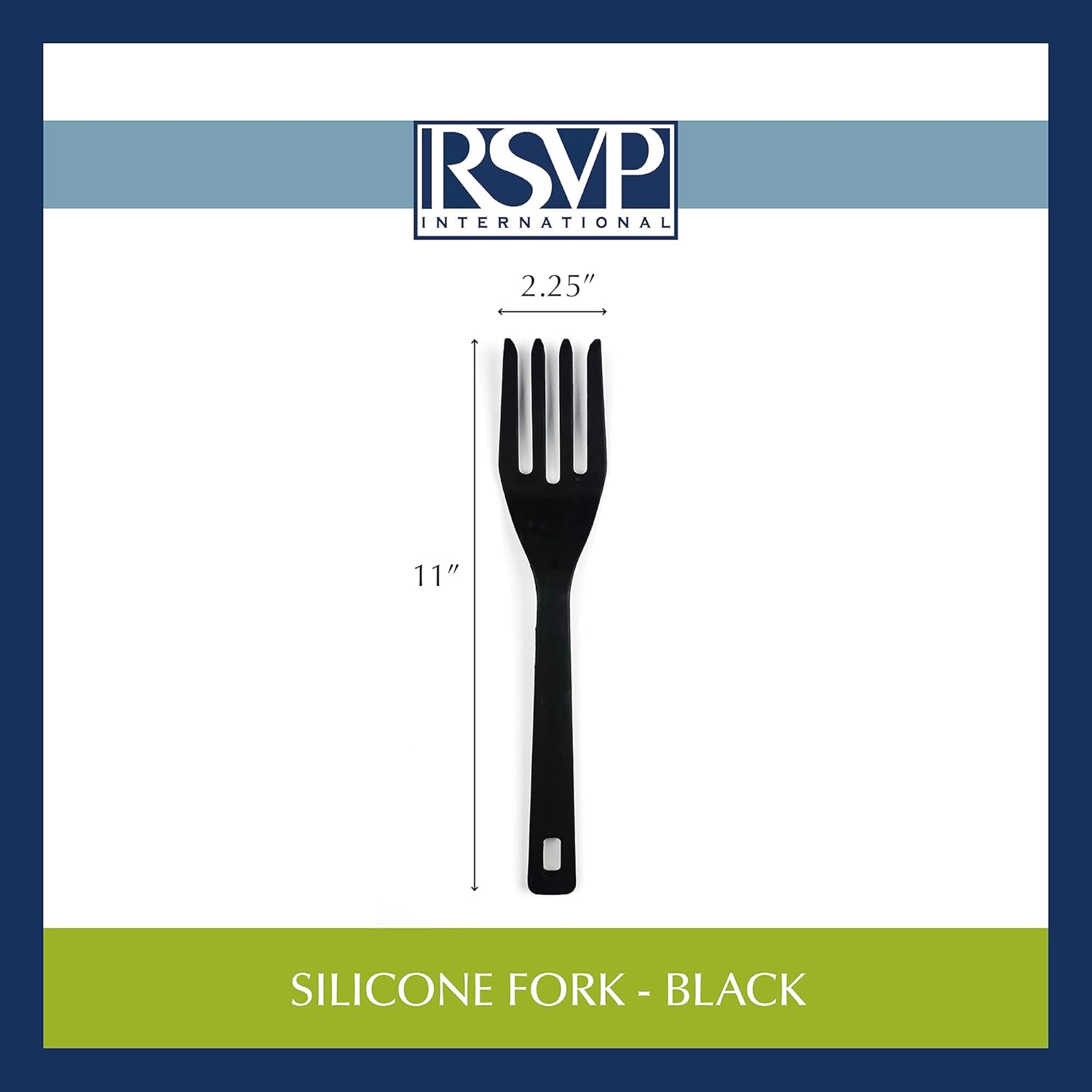 Perfect Mixing Tool 599 Black silicone fork Heat Resistant Easy Mixing