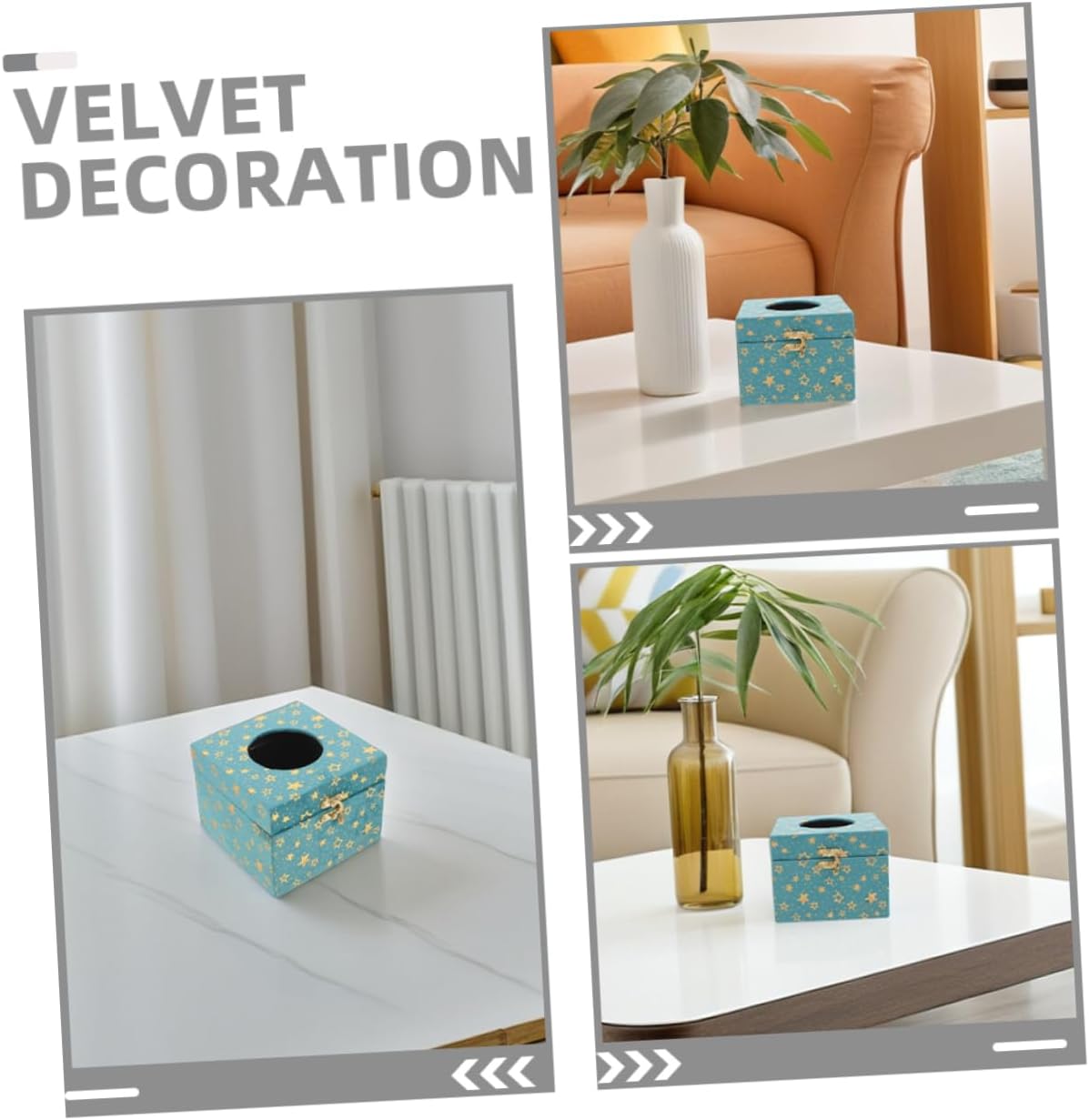 Elegant Retro Tissue Box Covers for Home Bathroom