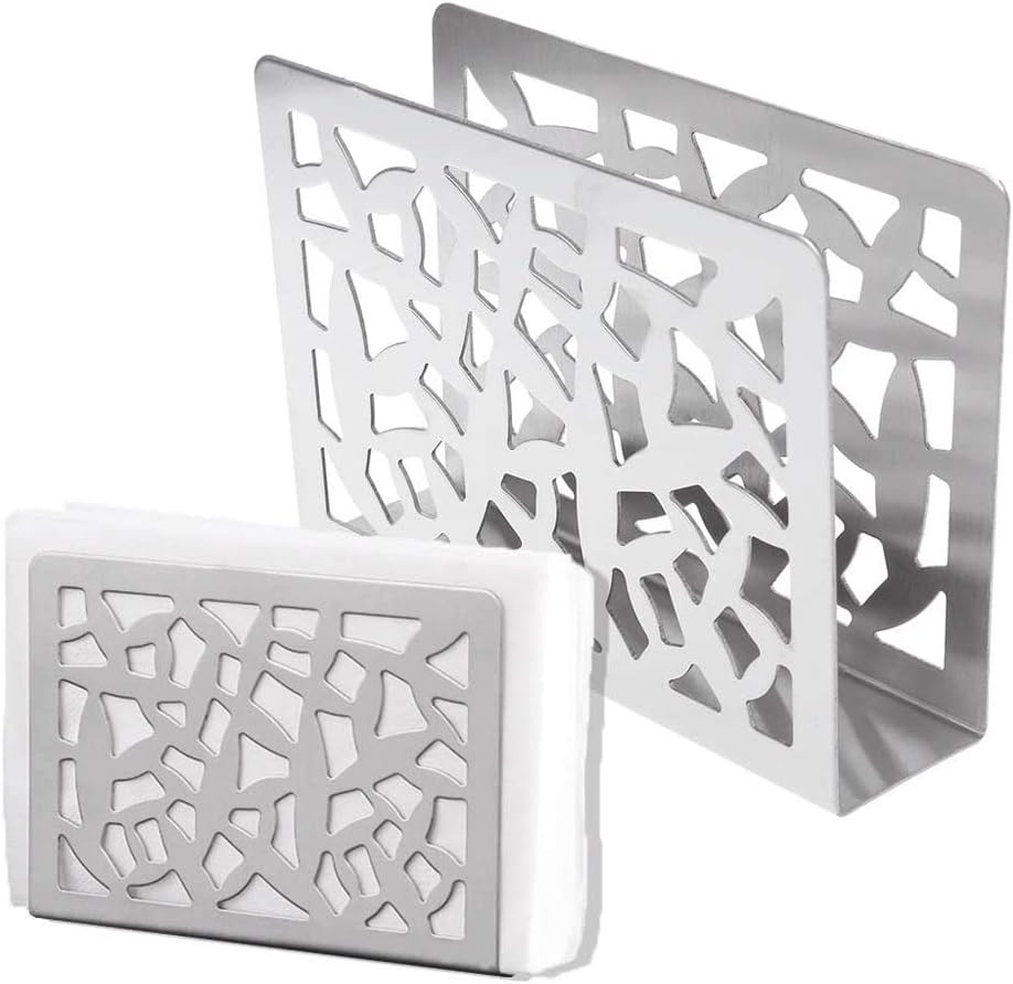 Stainless Steel Napkin Holder Organizer for Kitchens