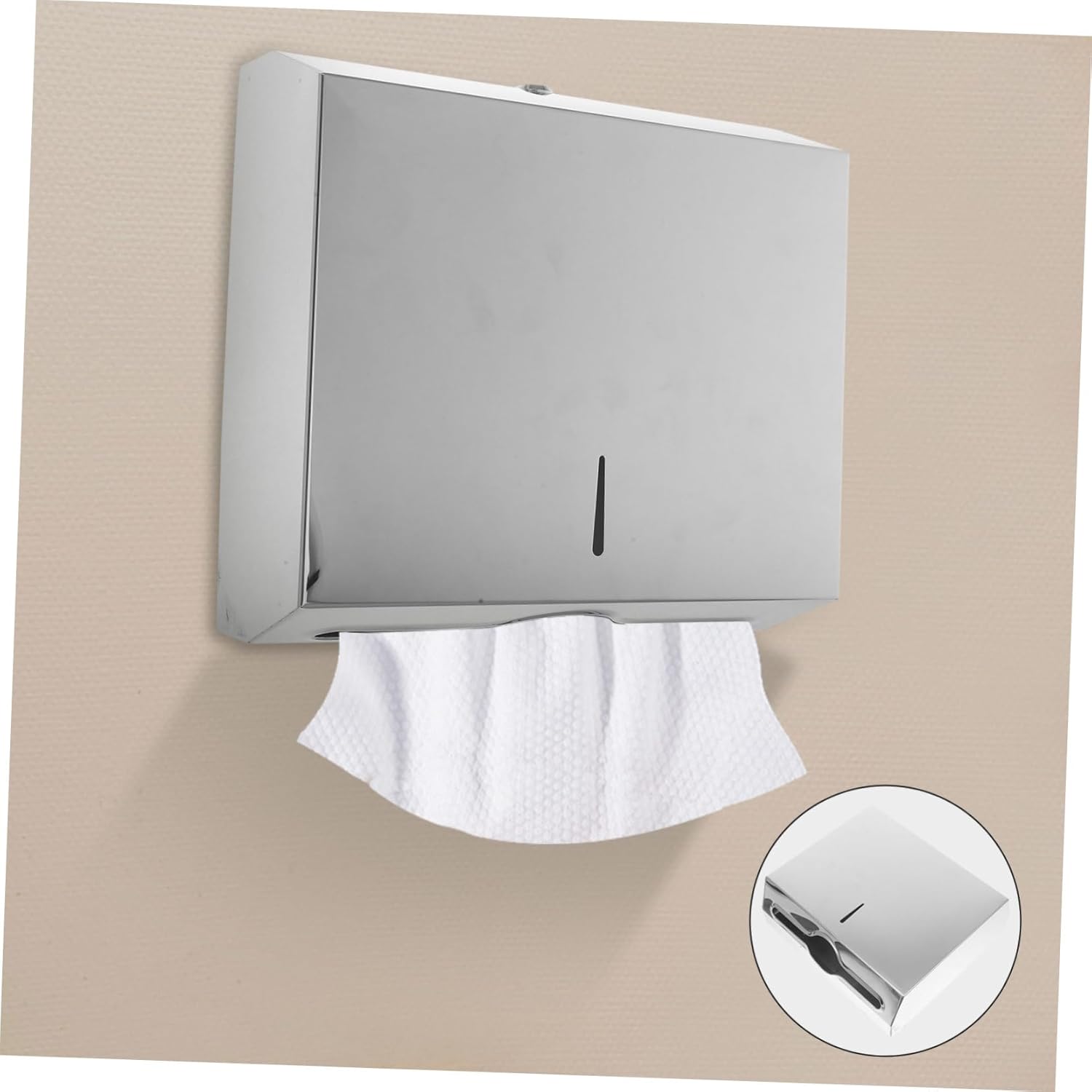 Elegant Stainless Steel Wall-Mounted Toilet Paper Holder