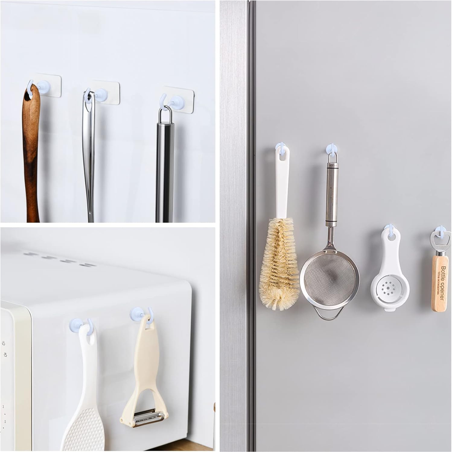 E BAvite Strong White Magnetic Hooks