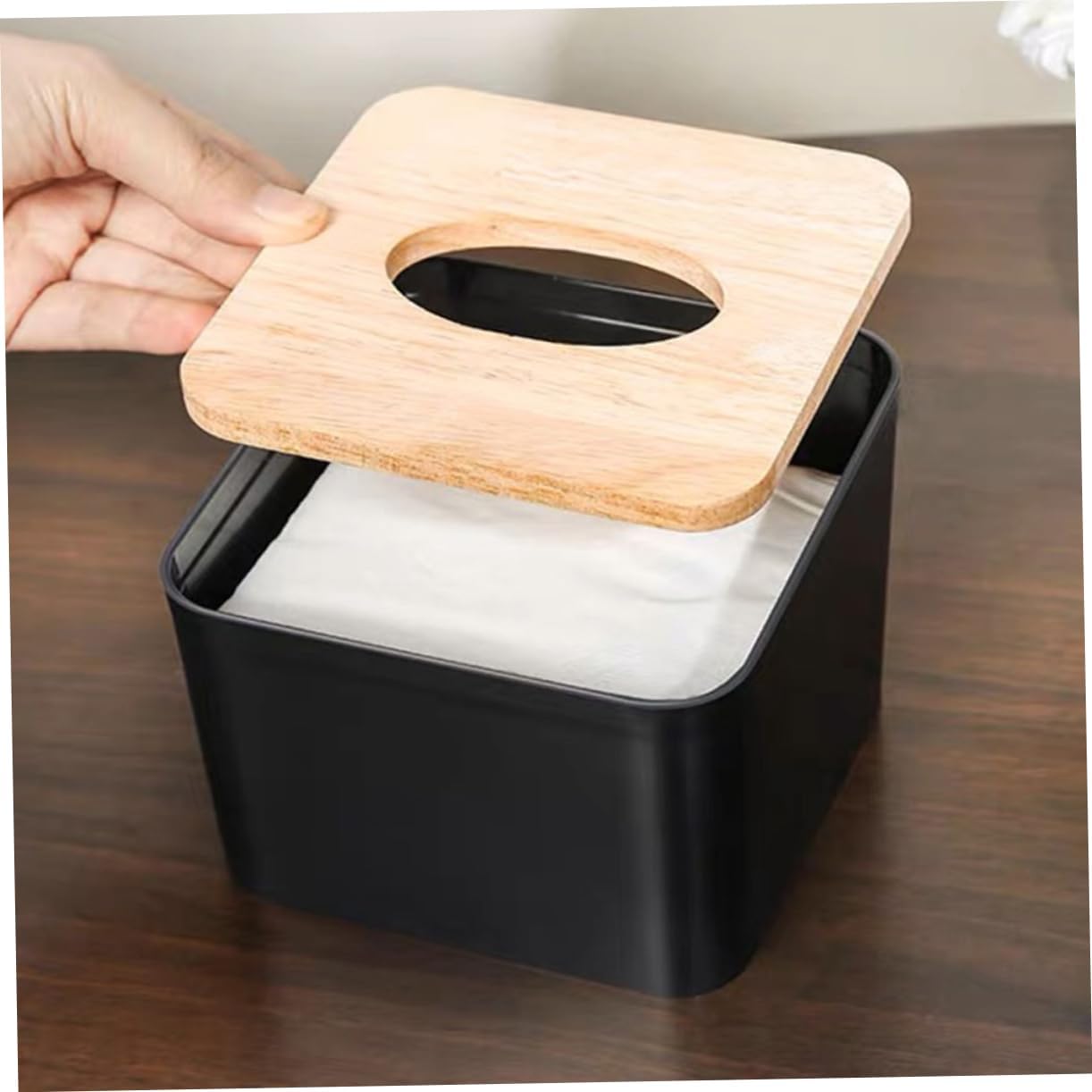 Holibanna Tissue Box Decorative Napkin Organizer