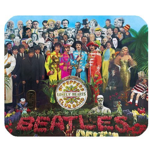 Custom Evergreen Fashion Beatles Sgt poivre & # 39 ; S Lonely Hearts Club Band Rectangle Tapis de souris personnalisé - Les Beatles, Paul McCartney, John Lennon, RIngo Starr, George Harrison Custom Evergreen Fashion Beatles Sgt poivre & # 39 ; S Lonely Hearts Club Band Rectangle Tapis de souris personnalisé