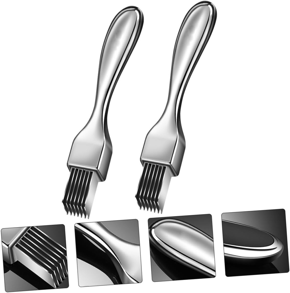 2-Piece stainless steel scallion cutters