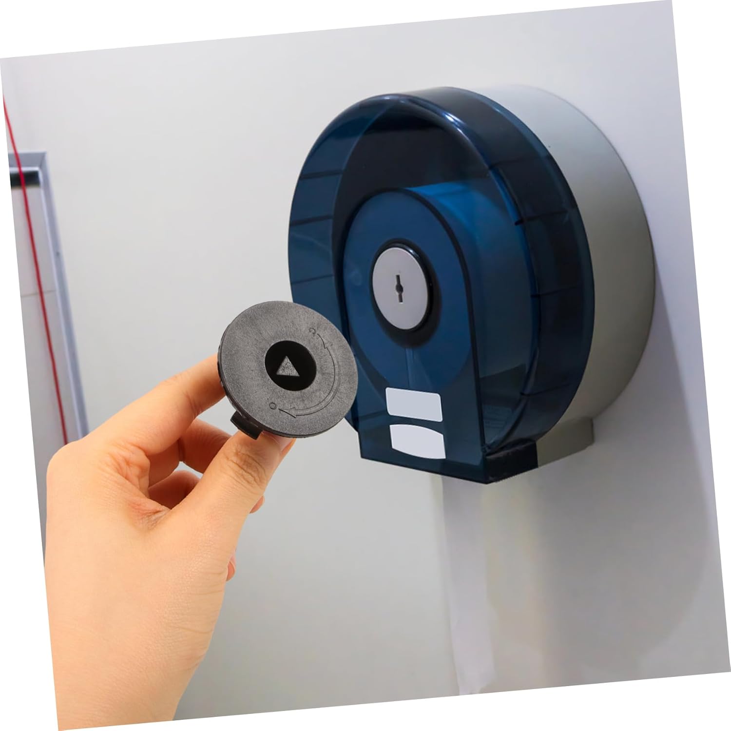 Secure Dispenser Lock for Toilet Paper Towels