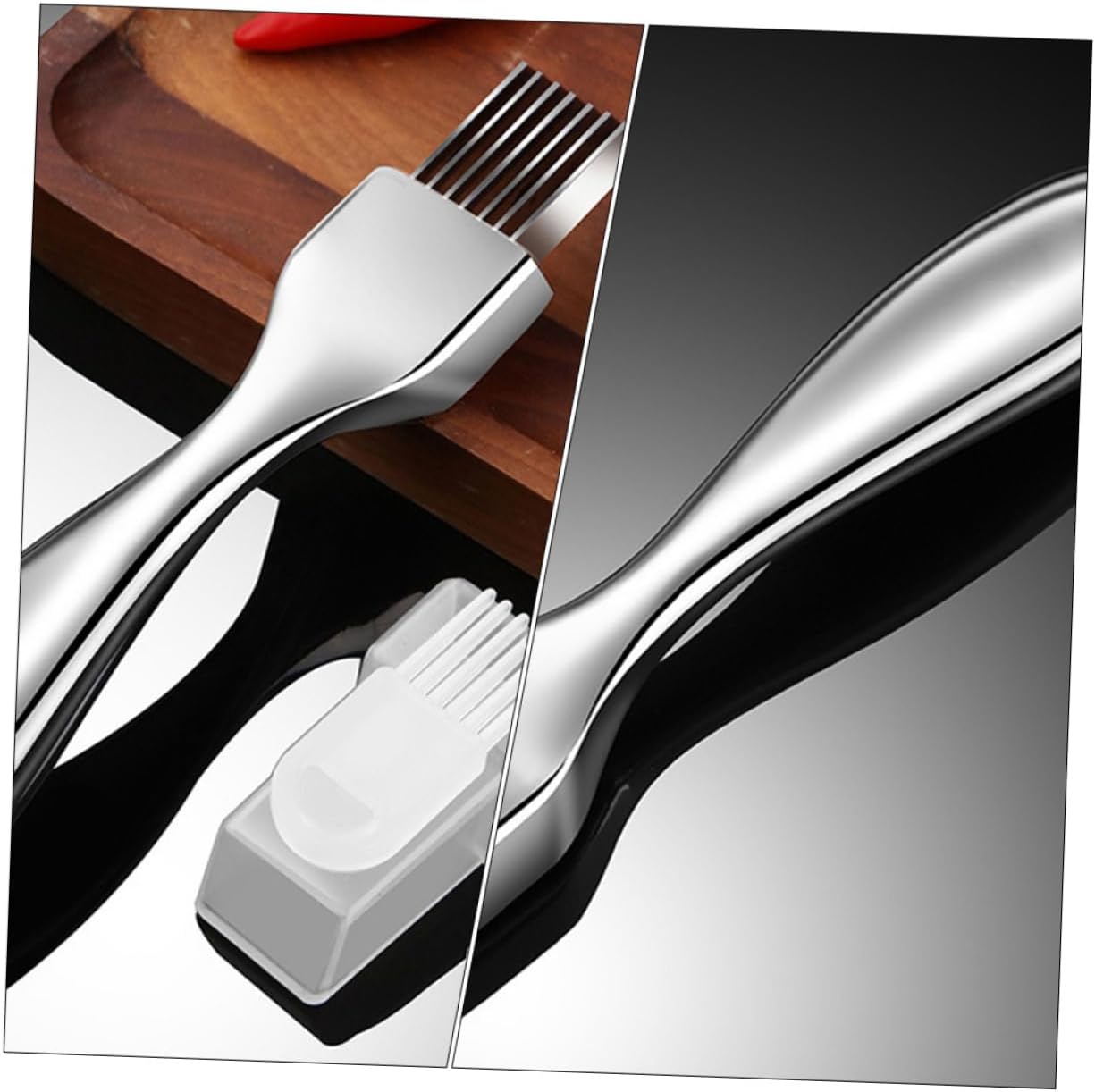 2-Piece stainless steel scallion cutters