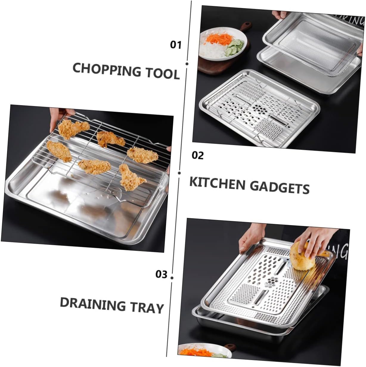 High-Quality Stainless Steel Grating Plates Kit by COLLBATH Tool