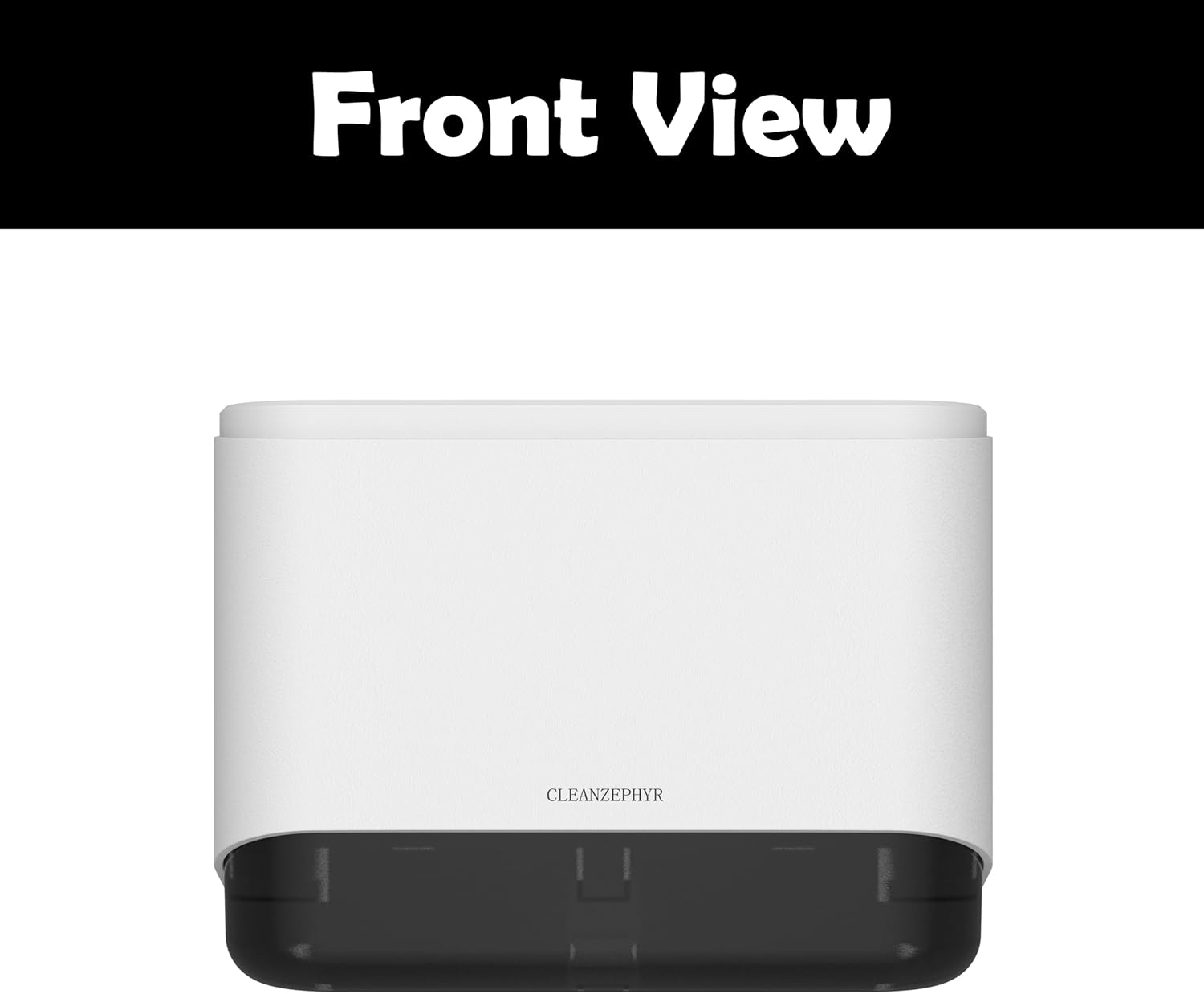 Cleanzephyr Paper Towel Dispenser Wall Mount Purewhite