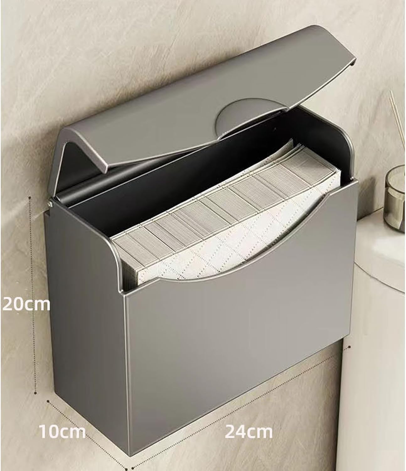 Space-Saving Aluminum Towel Dispenser