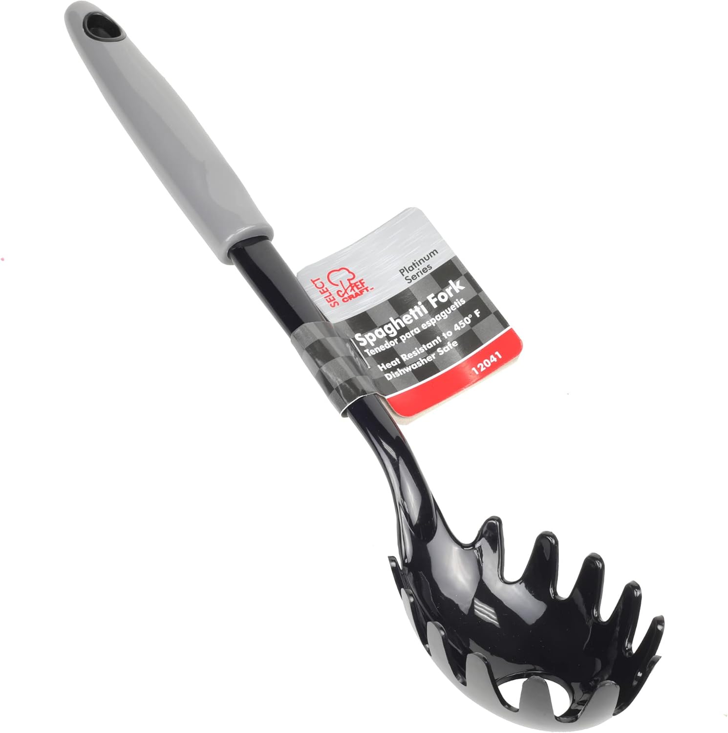 Perfect for Spaghetti Chef-Craft Select Grey Nylon Fork