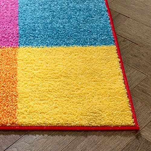 Well Woven Multi Geometric Area Rug 23 x 73 1