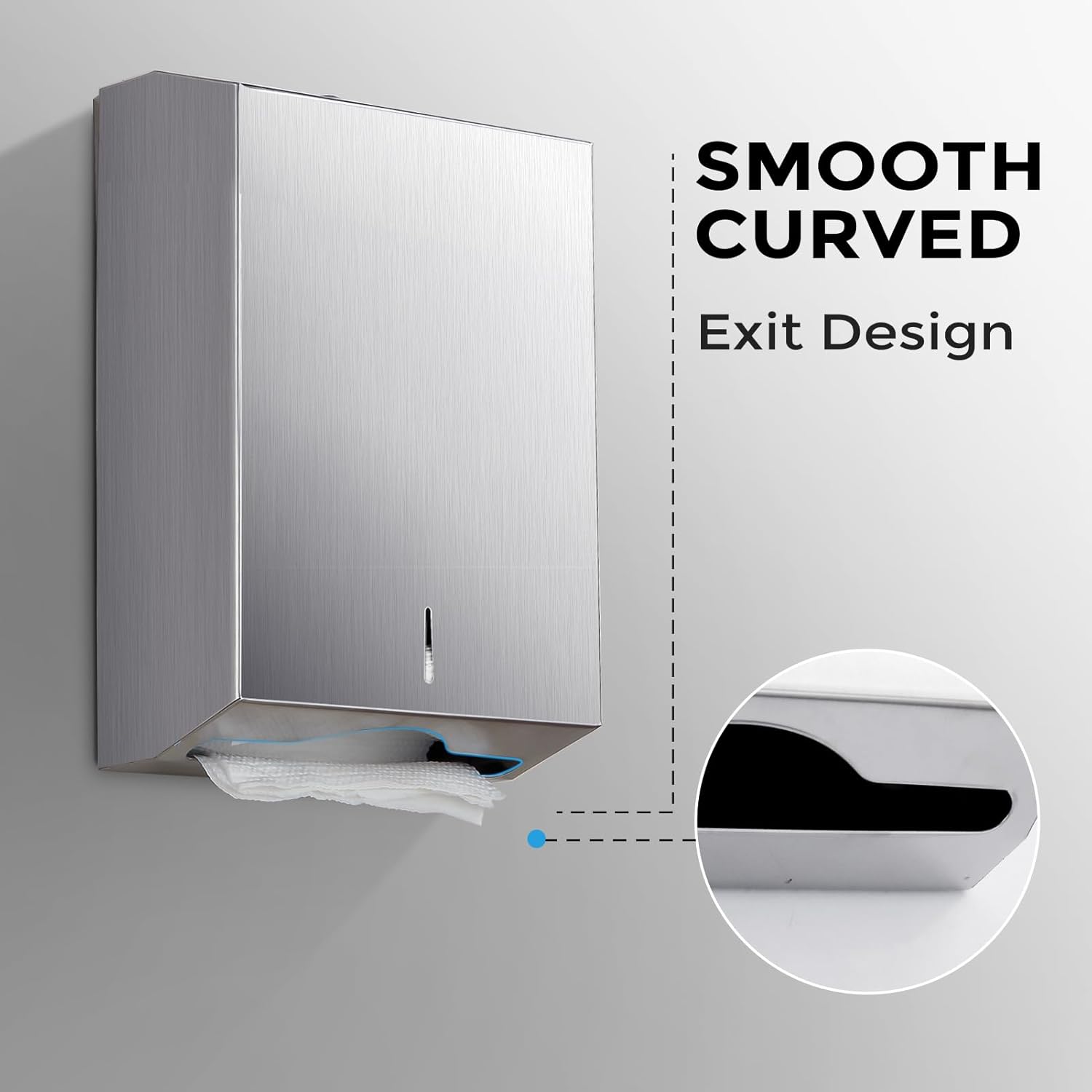 Durable Stainless Steel Hand Towel Dispenser