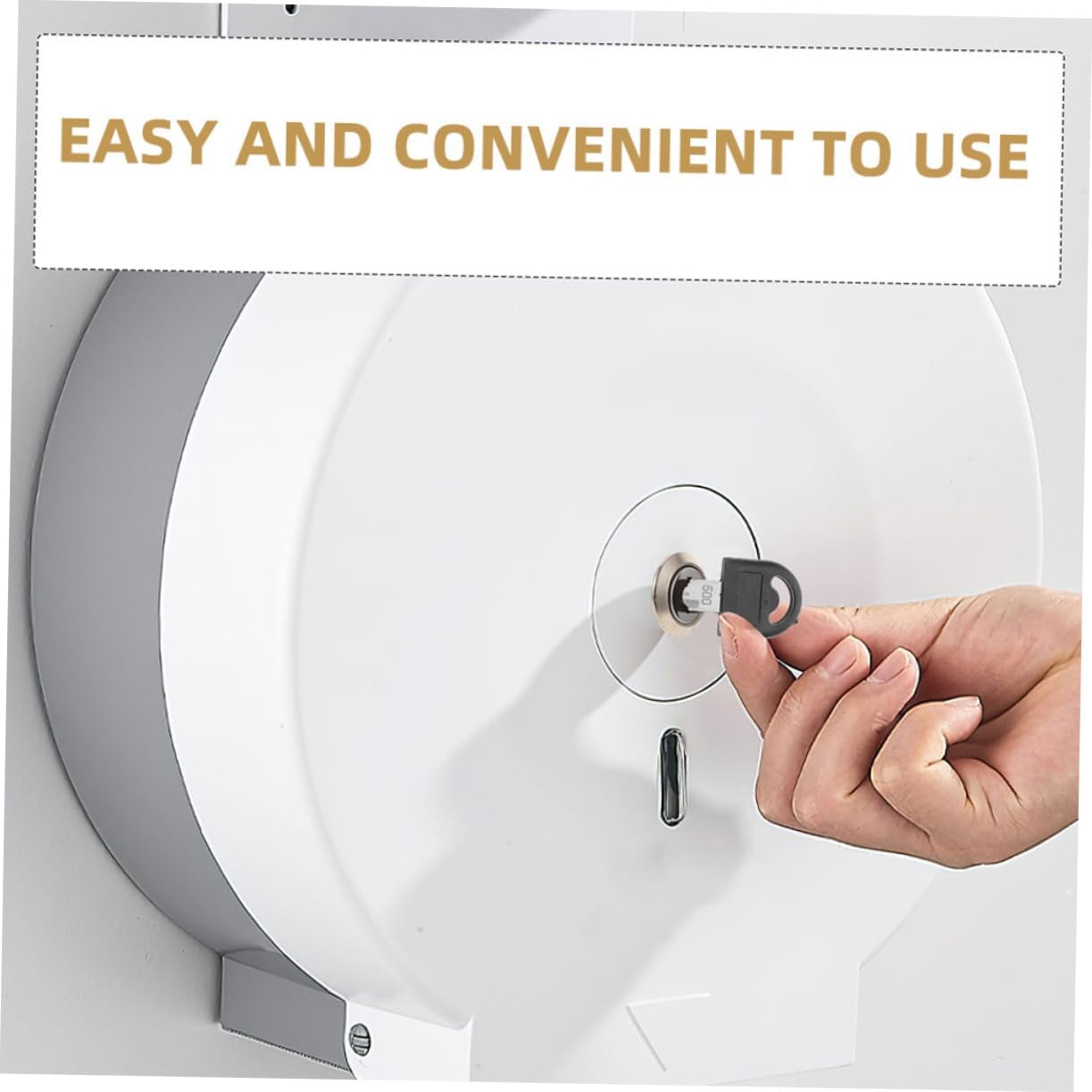 Zerodeko Dispenser Key Stainless Steel Replacement for Home Office Use