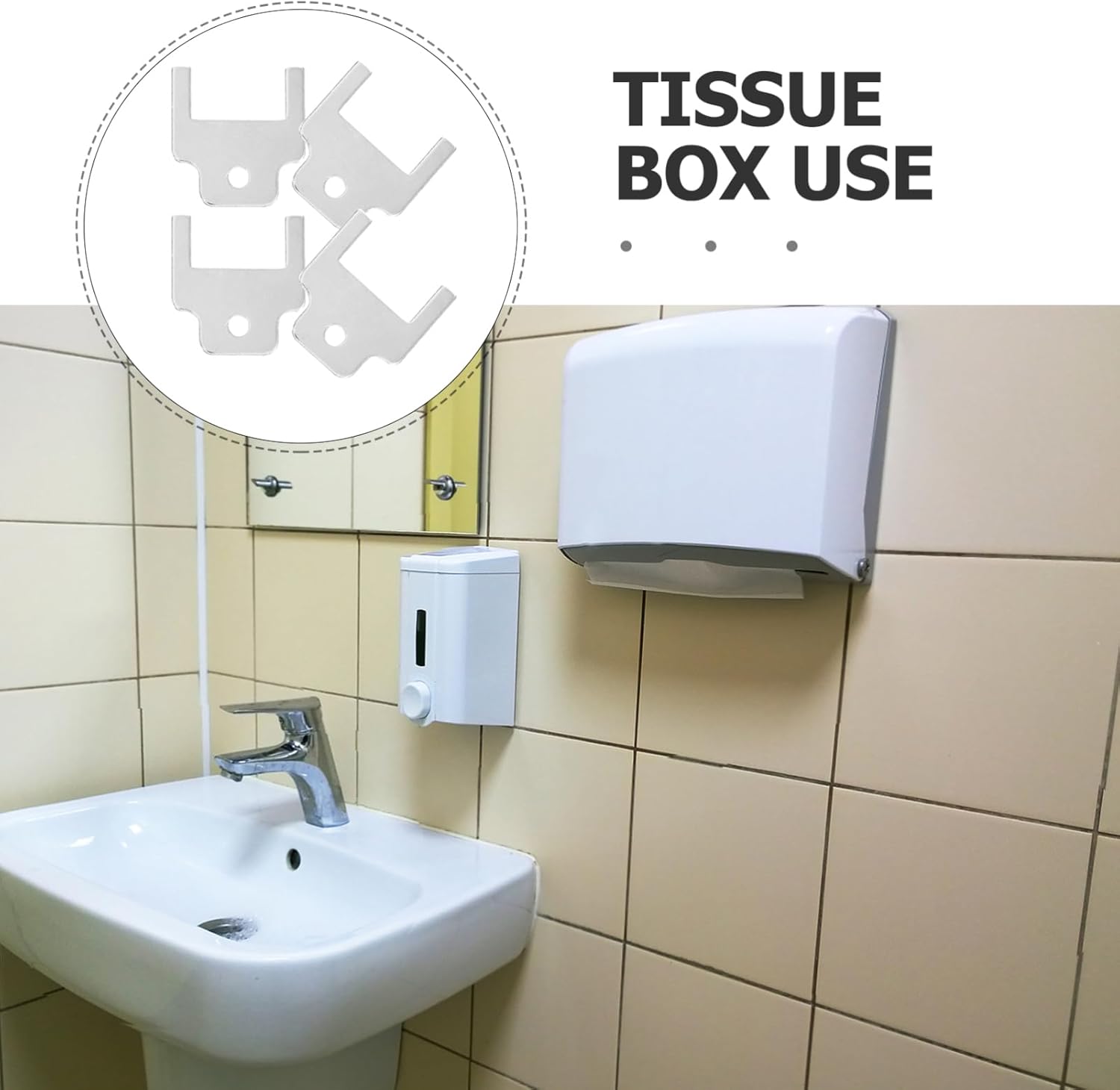 CIYODO Toilet Paper Dispenser Key Set 4pcs Portable Design
