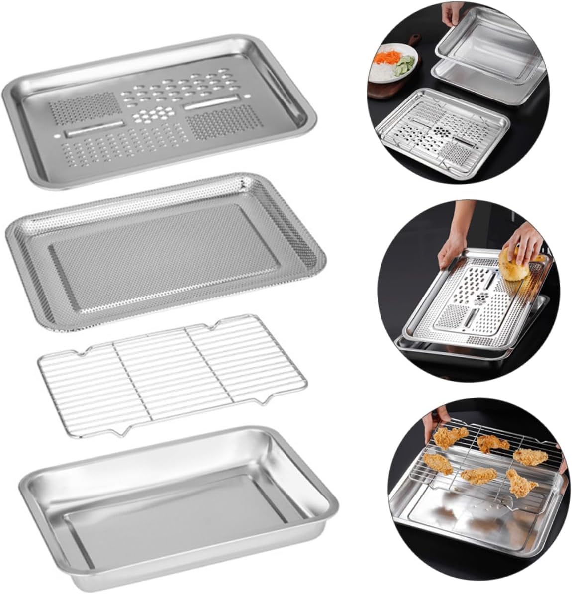High-Quality Stainless Steel Grating Plates Kit by COLLBATH Tool