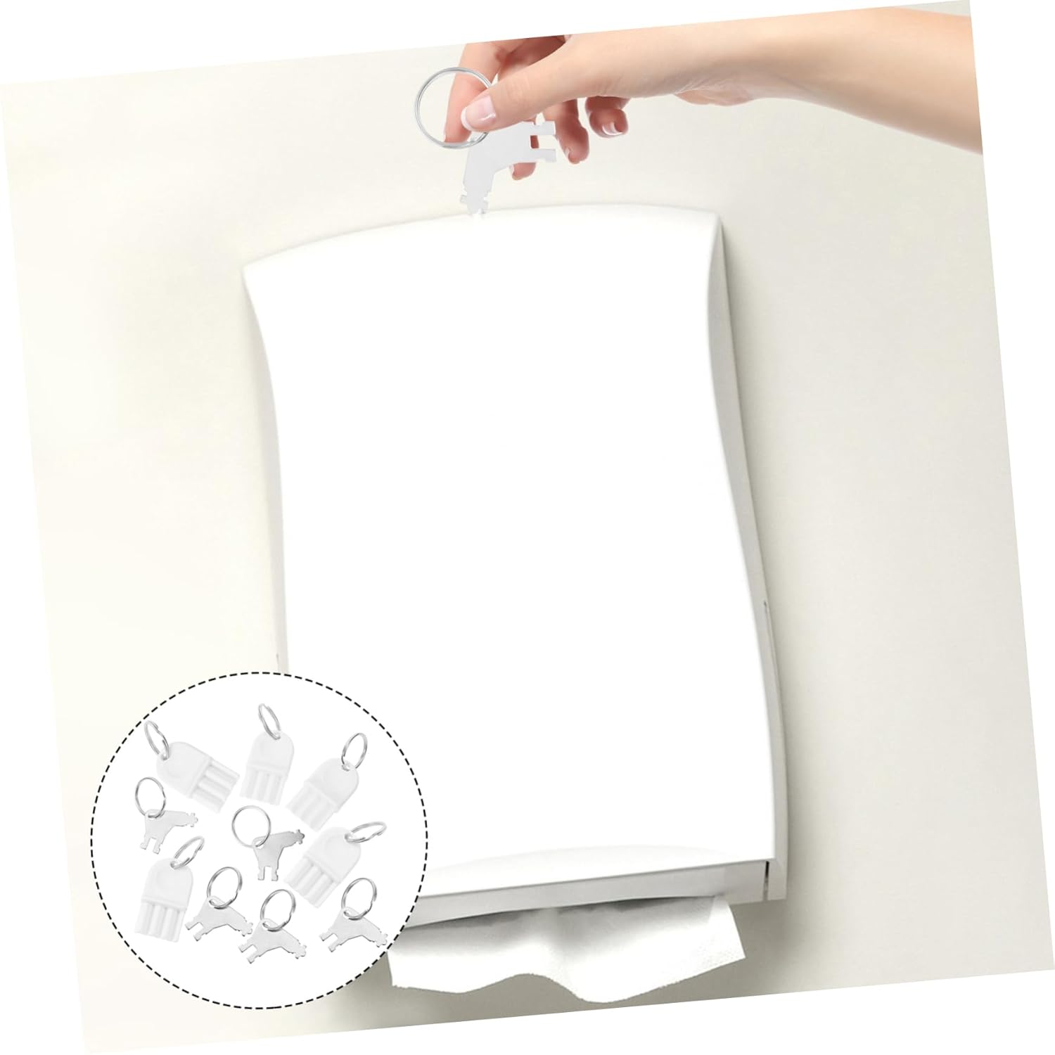 5 Sets Paper Towel Dispenser Key Replacement