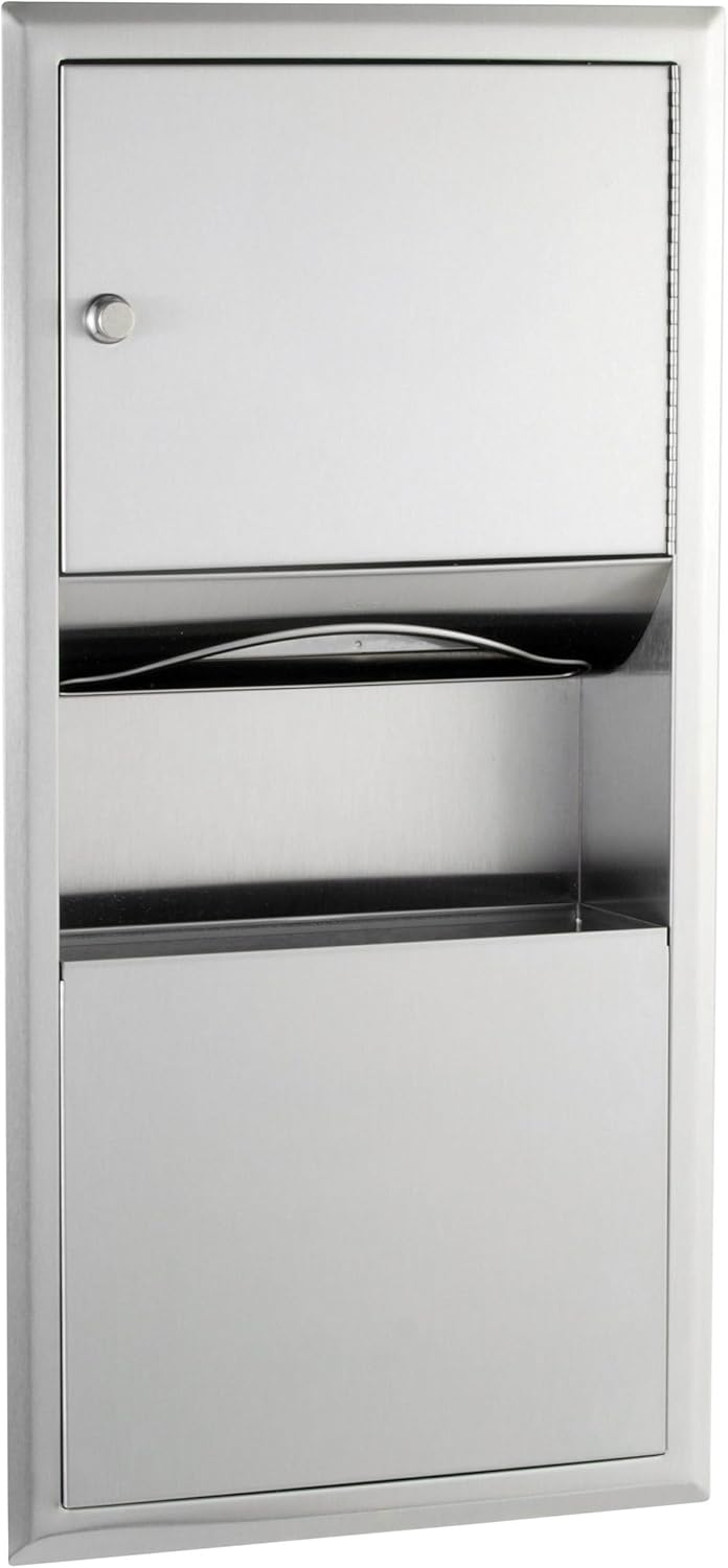 BOBRICK Stainless Steel Towel Dispenser Bundle