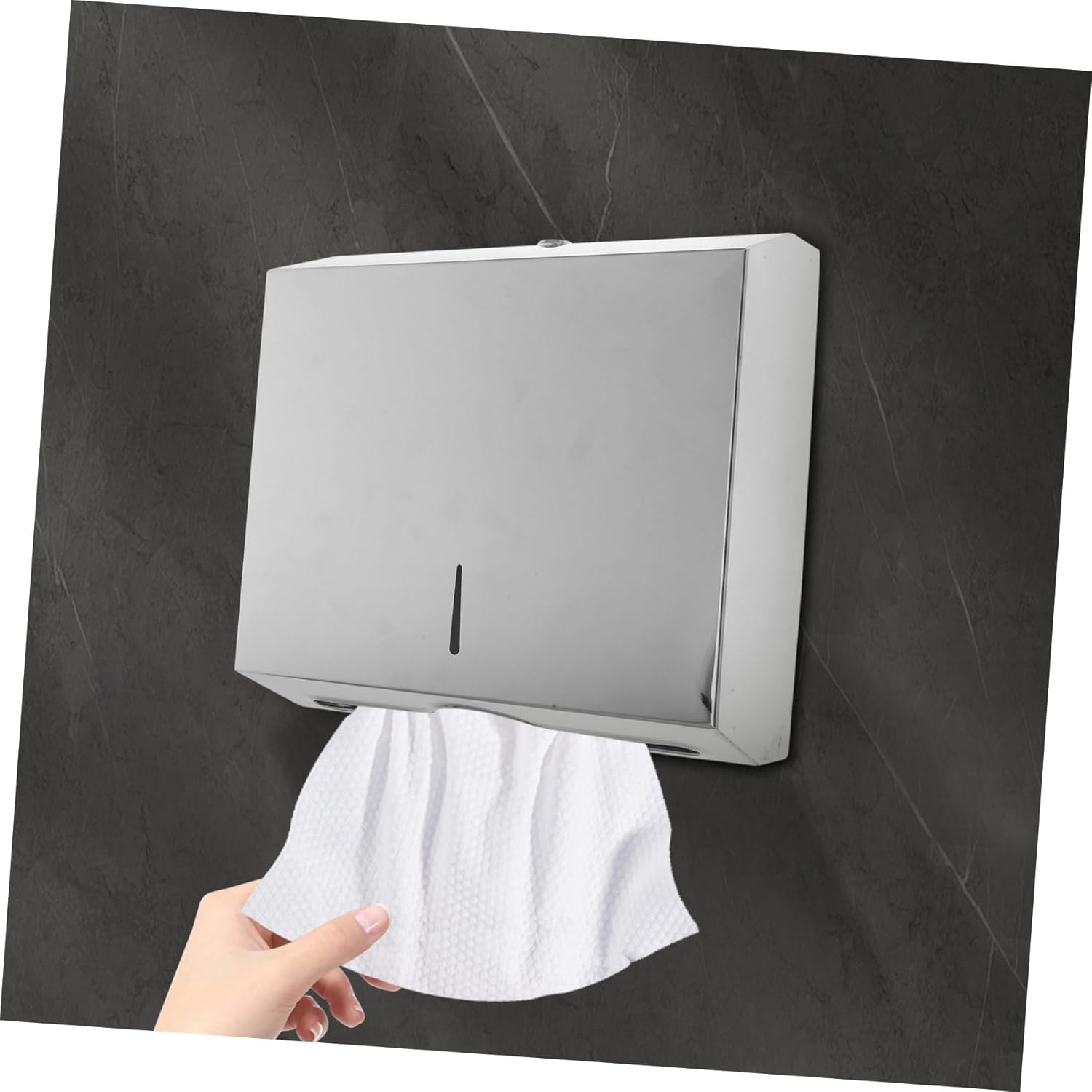 Elegant Stainless Steel Wall-Mounted Toilet Paper Holder