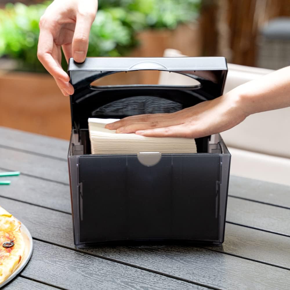 75x6x63 inch Napkin Holders Compact Tabletop Napkin Disperser for Easy Access