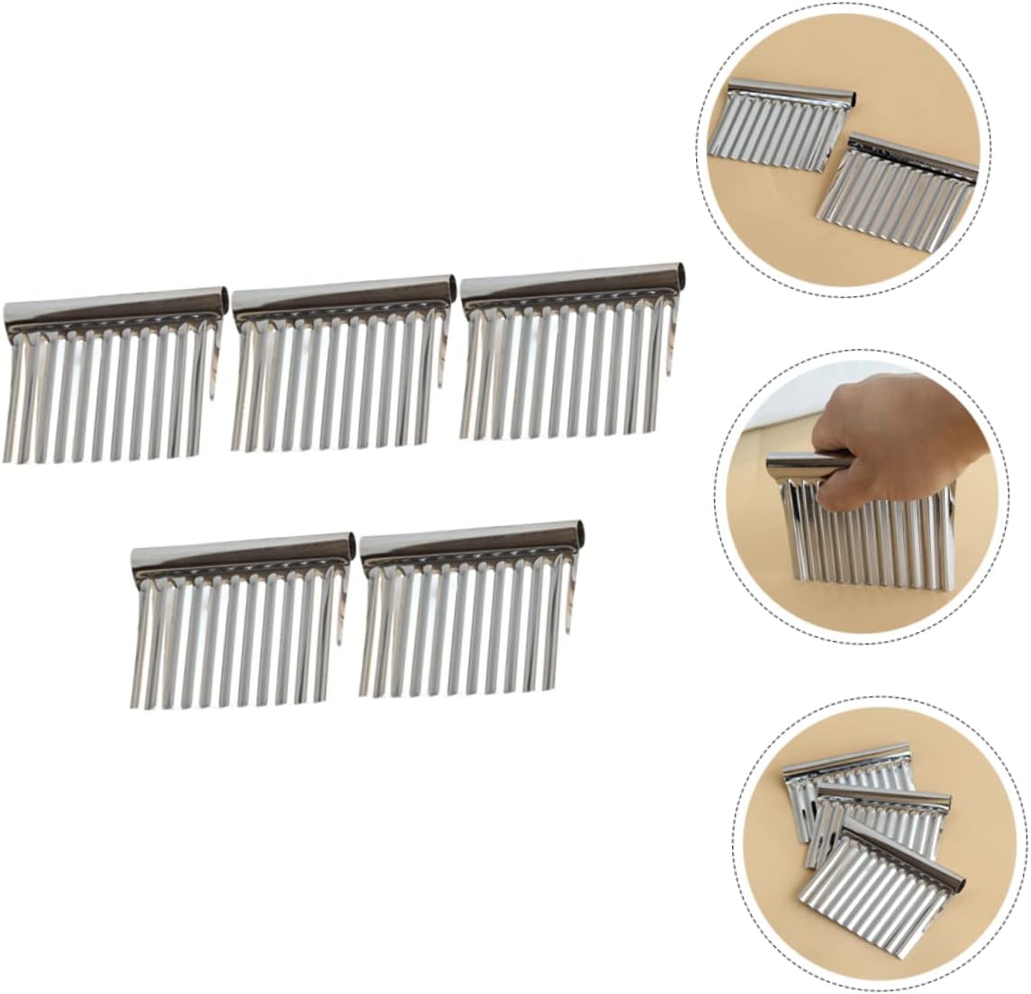 STOBAZA Potato Slicer Crinkle Knife Set