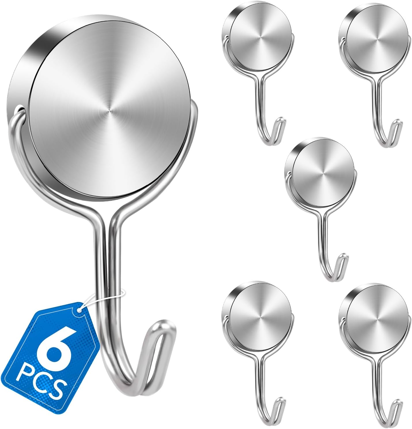 LOVIMAG 60Lbs Magnetic Hooks 6-Pack Cruise Essentials