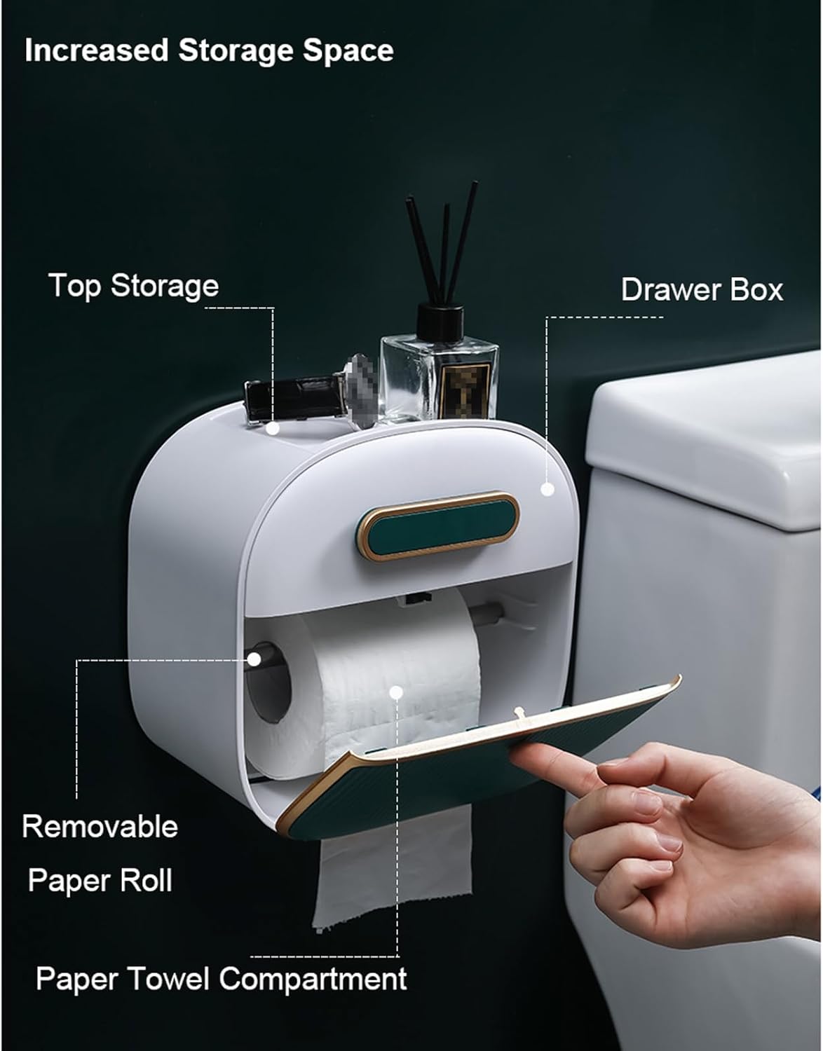 Space-Saving Wall-Mounted Multifold Paper Towel Dispenser