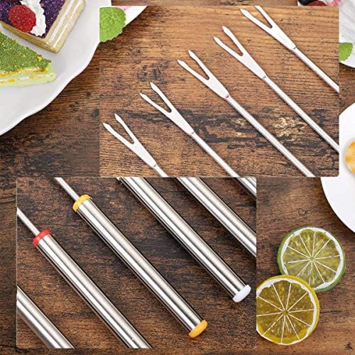 24pc Color Coded Fondue Forks Set