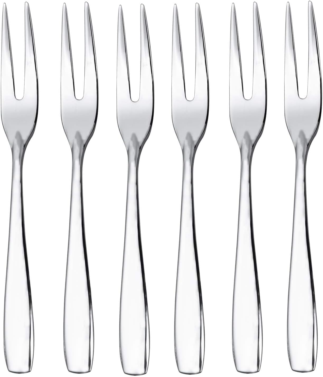 Premium 188 Stainless Steel Mini Cocktail Forks for Appetizers