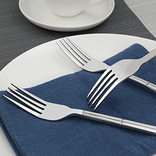 Lesbin 12-Piece Stainless Steel Dinner Forks 797-Inch