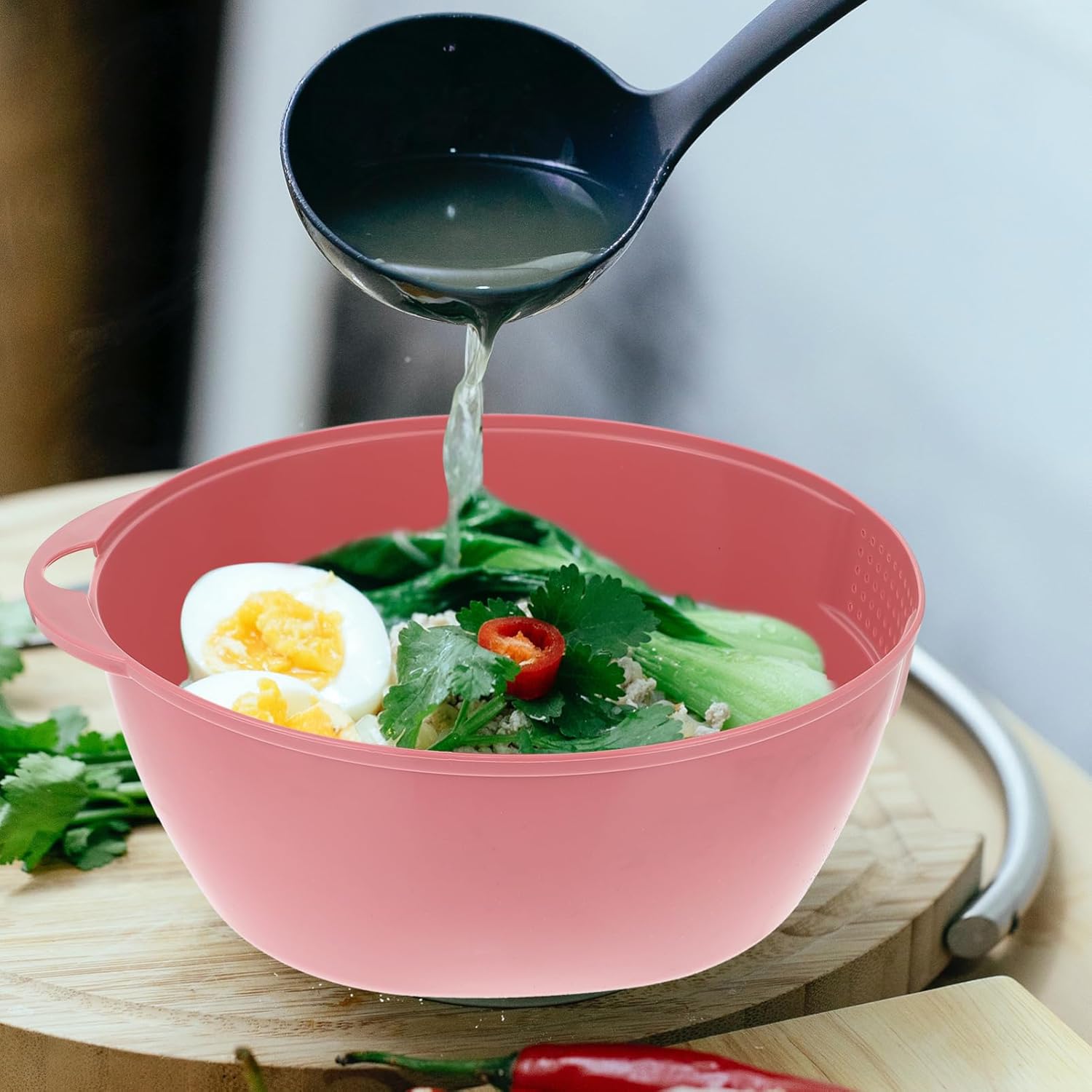 MOLUCKFU Rice Washing Filter with Strainer Bowl 1