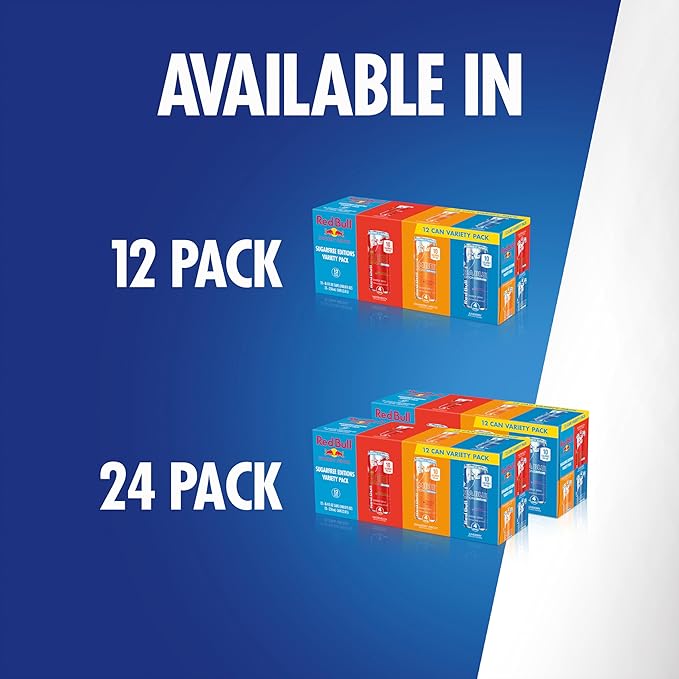 Red Bull Energy Drink, Sugar Free Varety Pack, 8.4oz, 12ct, 2 cartons (24 Cans)
$26.28 [$24.58] when you clip the $6 off coupon and check out with Subscribe & Save.
Walmart sells one pack for $21.98
This Amazon deal = one for $13.14 [$12.29]
CLICK HERE