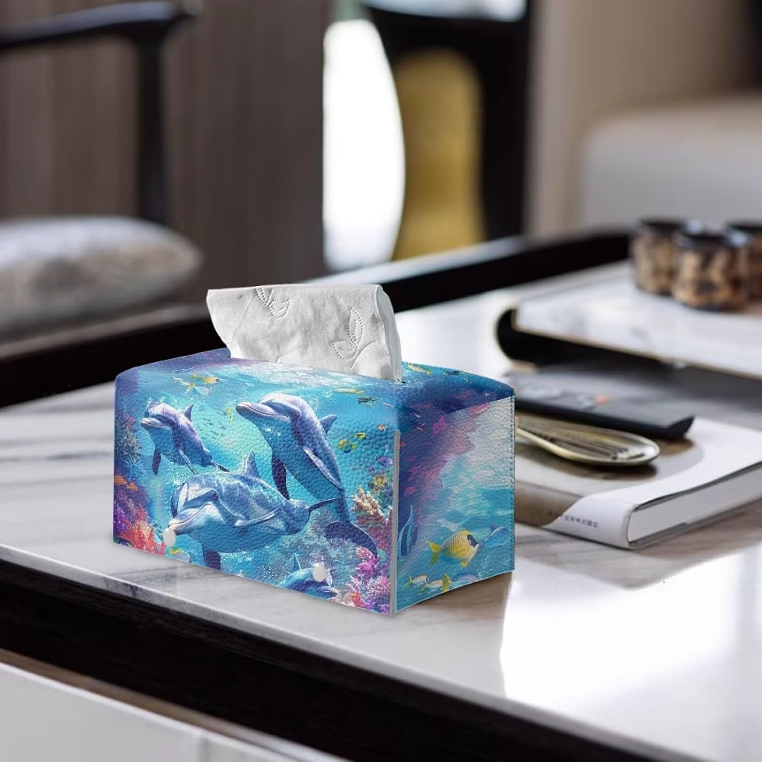 Dolphin Tissue Box Covers