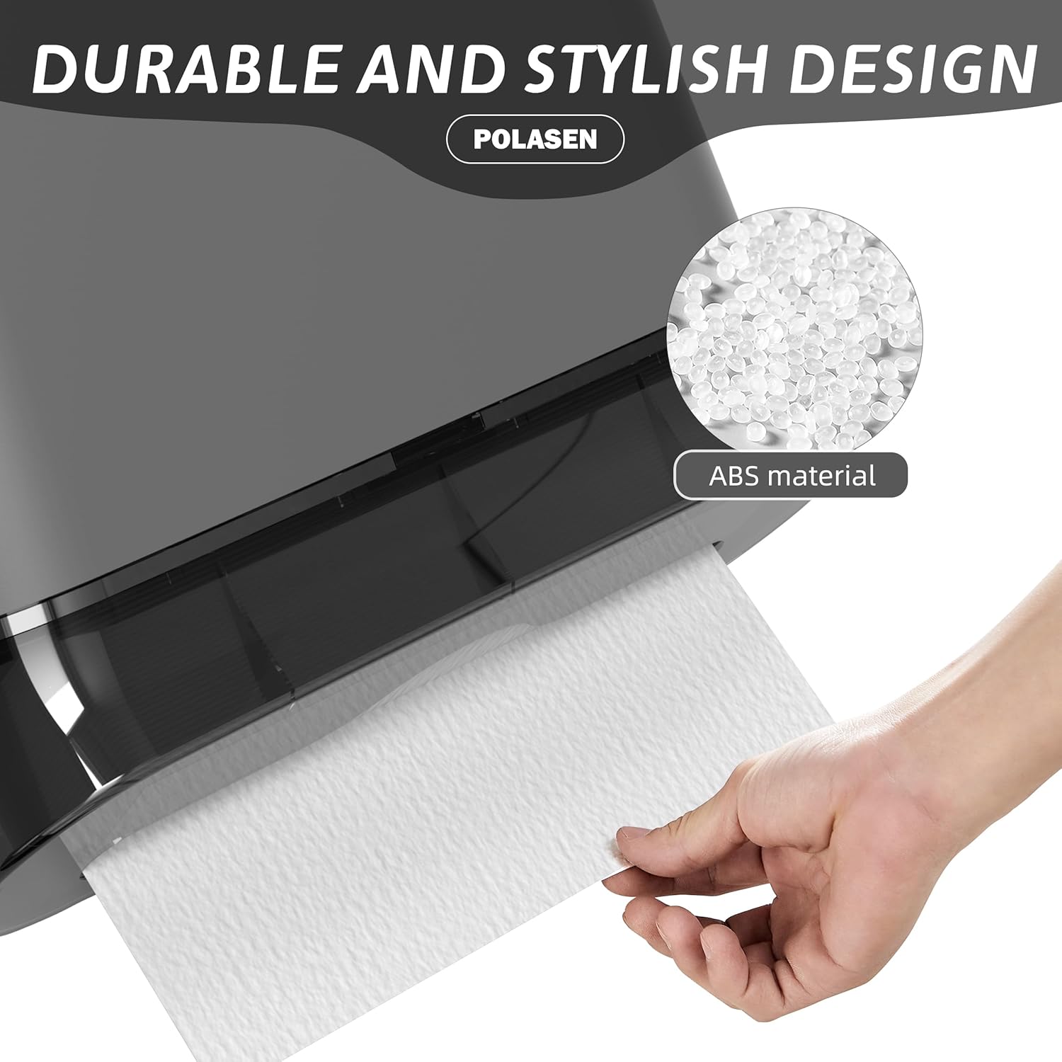 Compact Wall-Mount Dispenser for Z-Fold Paper Towels