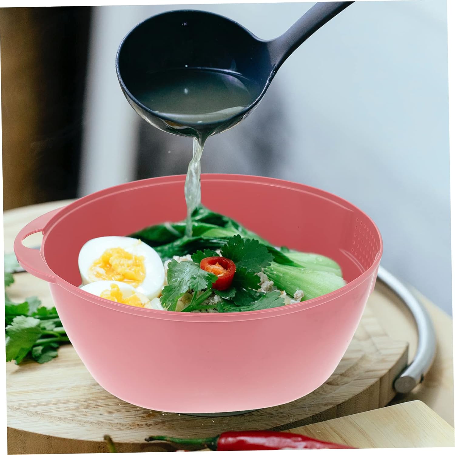 Manual Rice Washer and Grater Set Durable Stainless Steel Tool for Kitchen