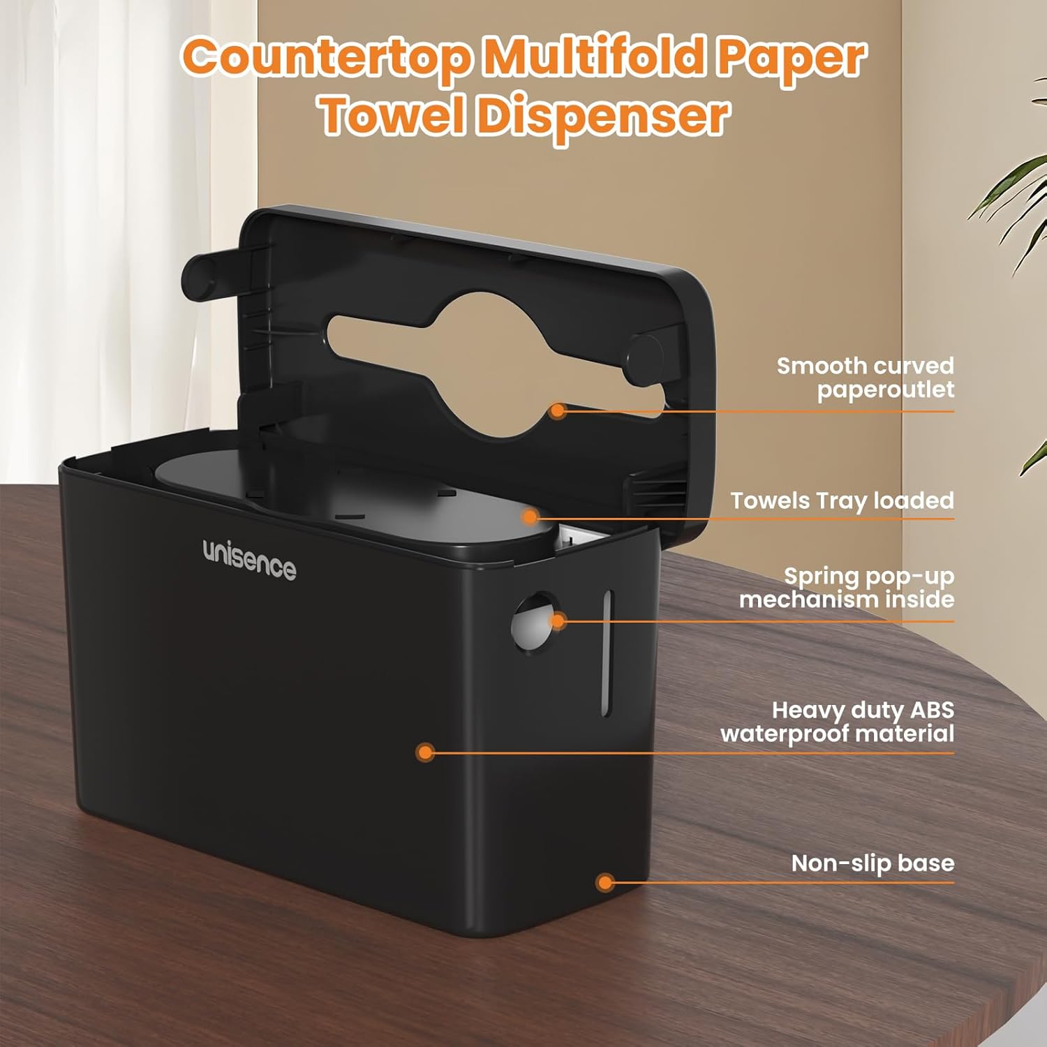 Durable Commercial Towel Dispenser with Anti-Slip Design